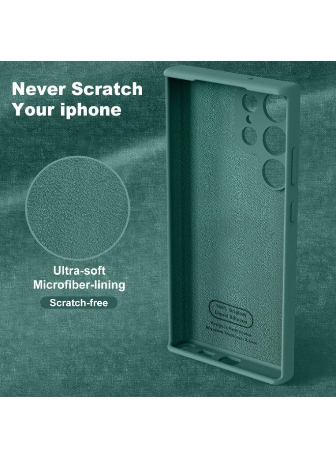 DUSALA Samsung Galaxy S23 Ultra Phone Case Liquid Silicone Slim Thin Soft Rubber Case Plain Smooth Gel Cover for Samsung Galaxy S23 Ultra 6.8-inch - Image 3