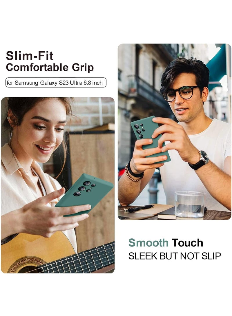 DUSALA Samsung Galaxy S23 Ultra Phone Case Liquid Silicone Slim Thin Soft Rubber Case Plain Smooth Gel Cover for Samsung Galaxy S23 Ultra 6.8-inch - Image 5