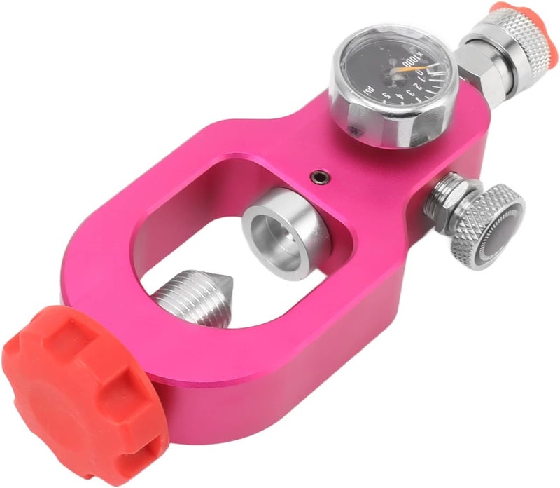 CO2 Tank Test Valve, CO2 Cylinder Filling Valve, Stainless Steel Aluminum Alloy Refill Valve with Precise Control, Good Sealing CO2 Inflation Bottle Valve for Homebrew Kegs and Sod - Image 2