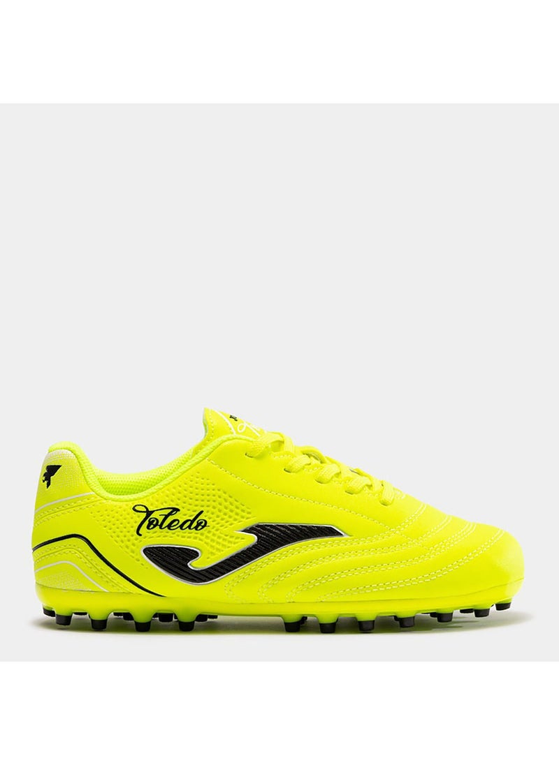 Joma - Toledo Jr 2409 Amarrillo Flúor Artifical Grass Kids Yellow Cleats (Turf Ground) TOJS2409AG - Image 1