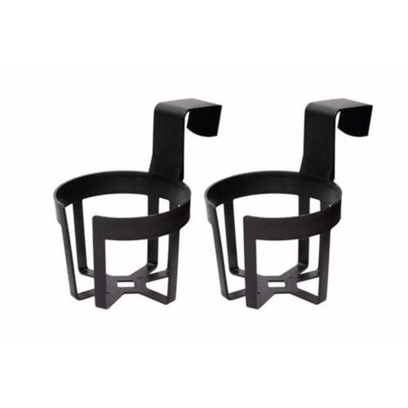 Large Plastic Cup and Beverage Holder, Black, 44oz 3.5L - Image 2