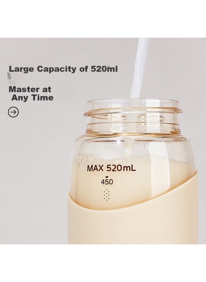Cica Straw Cup For Pregnant And Postpartum Women, Lying Drinking Cup With Scale, Heat-resistant Water Bottle For Adults And Childre - Image 2