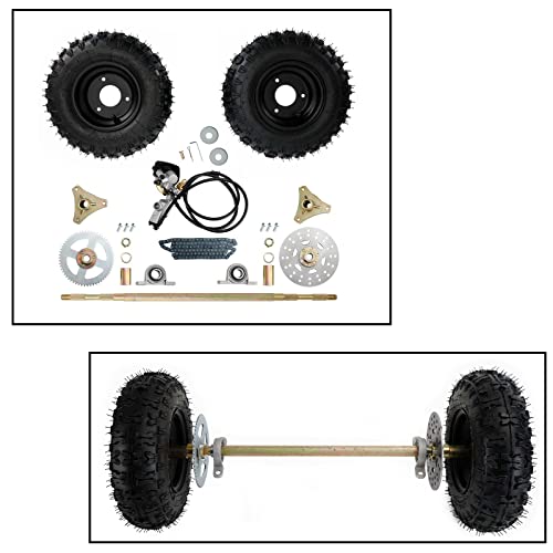 Bruce & Shark 29" Rear Axle Assembly Complete Wheel Hub Kit for Go Kart Quad Trike Drift Bikes go kart wheels go kart rear axle kit - Image 5