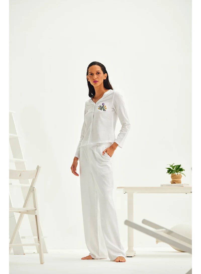 أشيتا فرنانديز Relaxed Button-Down Shirt