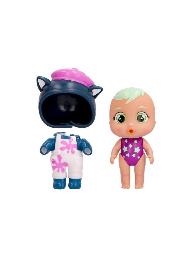 Cry Babies Magic Tears Drake Talent Doll –Collectible Real Tears Mini Doll with Water Crying Function and Dressed in Her Painter Outfit Talent, Perfect Gift Toy for Children - Image 4