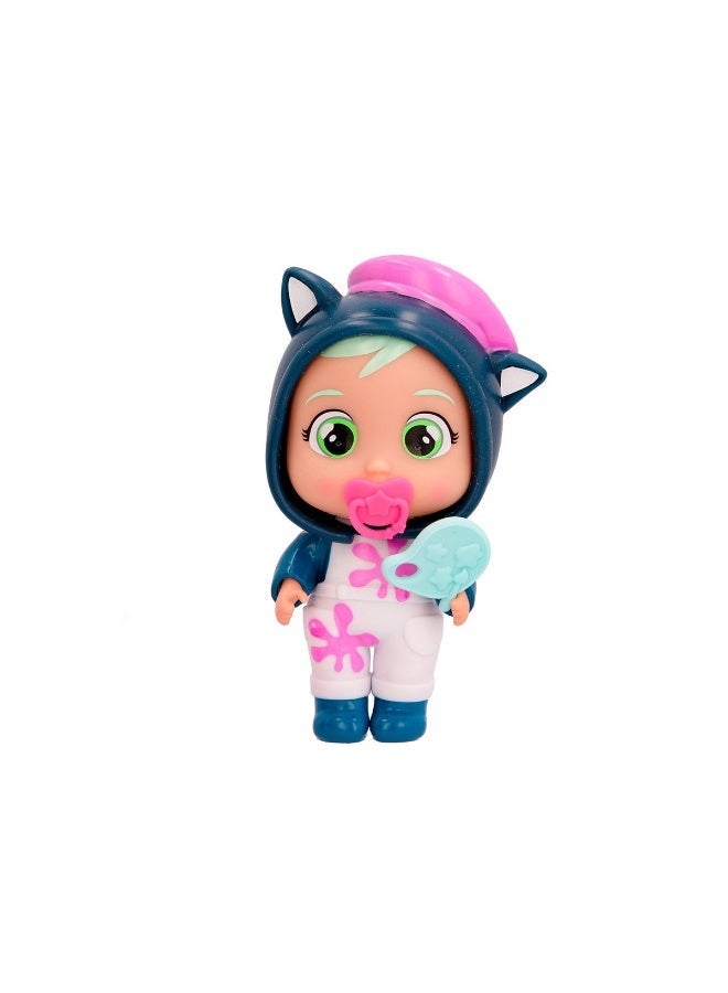 Cry Babies Magic Tears Drake Talent Doll –Collectible Real Tears Mini Doll with Water Crying Function and Dressed in Her Painter Outfit Talent, Perfect Gift Toy for Children - Image 3