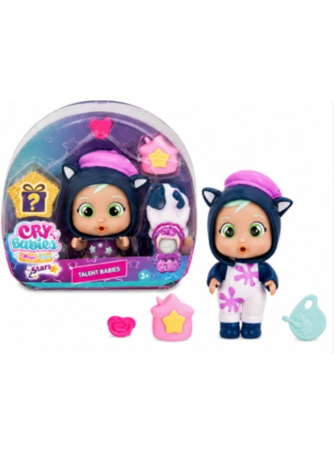 Cry Babies Magic Tears Drake Talent Doll –Collectible Real Tears Mini Doll with Water Crying Function and Dressed in Her Painter Outfit Talent, Perfect Gift Toy for Children - Image 1