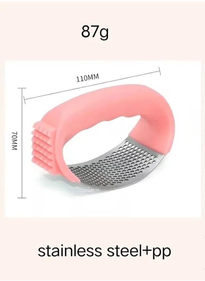 MIRFA Stainless Steel Hand Garlic Crusher And Meat Hammer With Ergonomic Handle  - Image 2