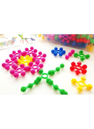 Skoolzy Rainbow Star Flex Building Toys 90 Piece Jumbo Set STEM Building Blocks for Kids Ages 48 Tinker Toys for Classroom Bins - pzsku/Z8F9418EE8468F367F987Z/45/_/1729414997/559e1e70-7d5d-44d8-94fb-368e279d04f0