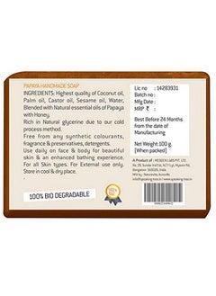 Speaking Tree Youthful Papaya Handmade Soap 100 Gms (Pack Of 3)  - Image 4