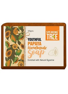Speaking Tree Youthful Papaya Handmade Soap 100 Gms (Pack Of 3)  - Image 3