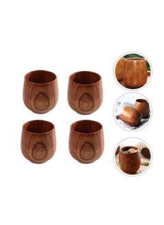 co arma Set of 8 handmade natural fir wood tea cups  - Image 2