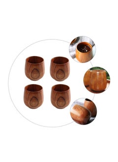 co arma Set of 8 handmade natural fir wood tea cups  - Image 3