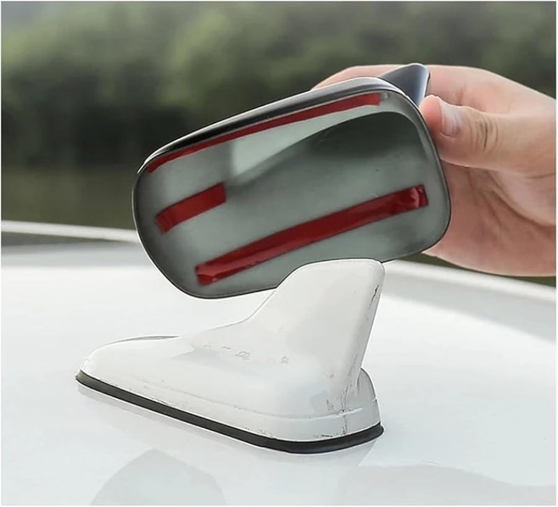 Black Carbon Fiber ABS Shark Fin Antenna Cover Compatible For Audi A4 A5 A6 Q2 Q3 Q5 Q8 - Image 4