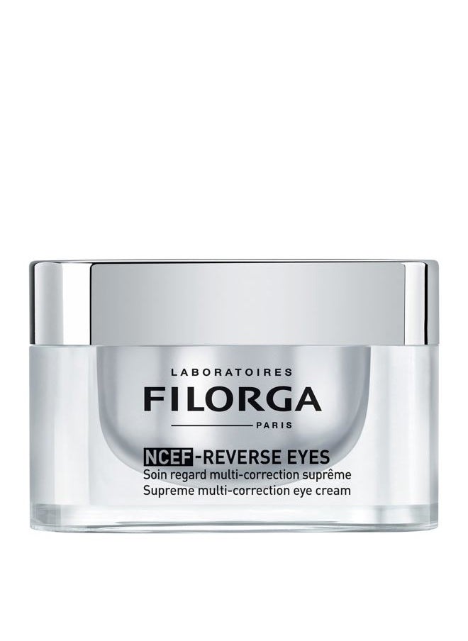 FILORGA - NCEF-Reverse Eyes Multi-Correction Anti Aging Eye Cream, With Hyaluronic Acid, Collagen, and Vitamin C to Reduce Wrinkles, Dark Circles, and Puffiness and Boost Eye Moisturizing, 0.5 fl. oz. - Image 1