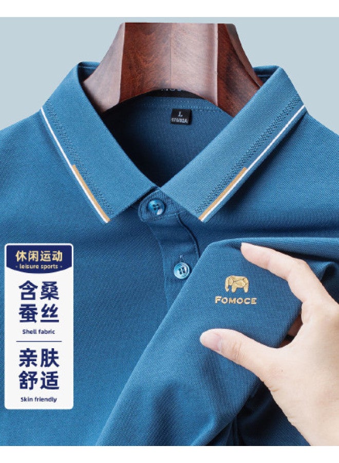 Fomoce summer Men's Business Polo Shirt - Image 1