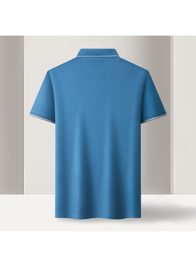 Fomoce summer Men's Business Polo Shirt - Image 5