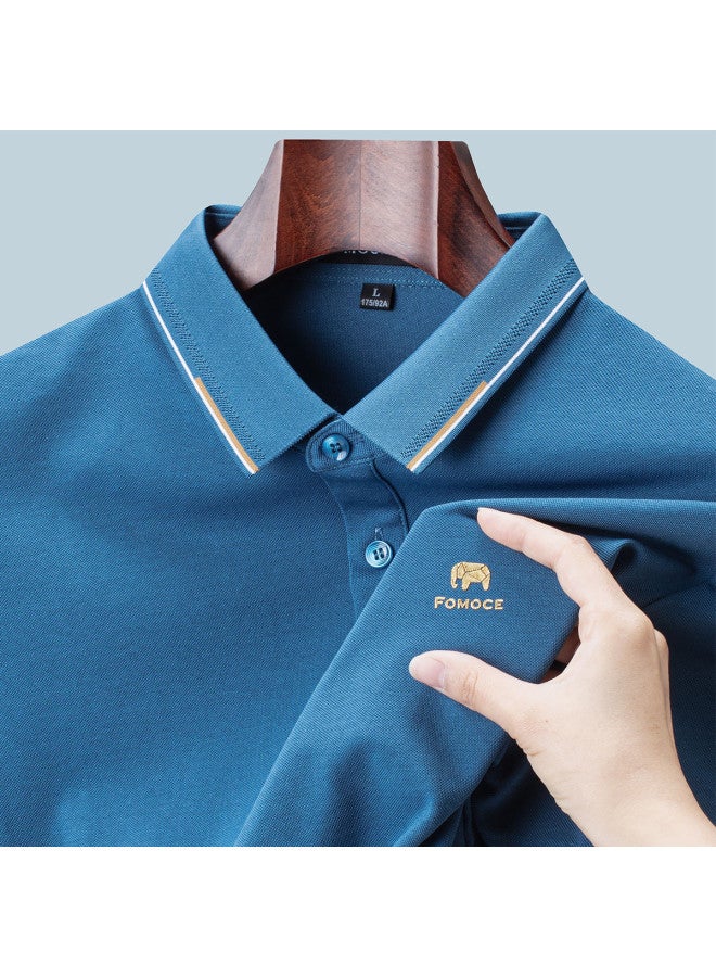 Fomoce summer Men's Business Polo Shirt - Image 3
