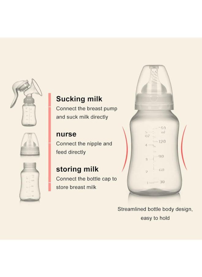 Generic Manual Breast Pump,Portable Pump for Food-Grade Materials, Liquid Silicone ,Silicone Pump for Breastfeeding，215g, 150ml  - Image 3