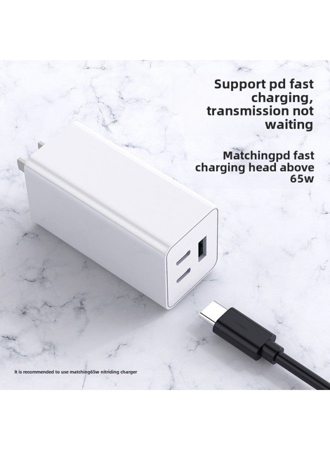 TyPEC Data Cable Is Suitable For Lenovo Notebook Computer Square Port With Needle Thinkpad X1 Power Supply Pd Fast Charging Line-Color:TyPEC  65W 1.5 M  - Image 5