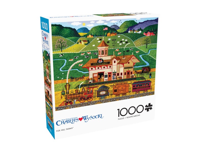 Buffalo Games - Charles Wysocki - Fox Hill Farms - 1000 Piece Jigsaw Puzzle - Image 3