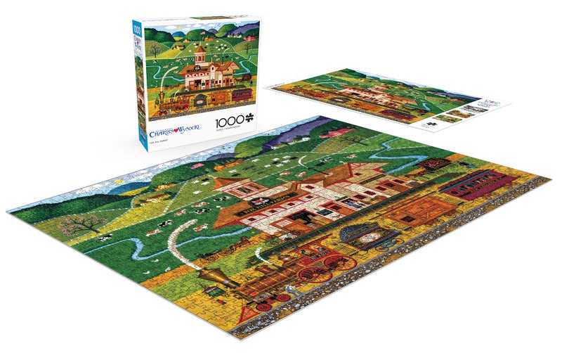 Buffalo Games - Charles Wysocki - Fox Hill Farms - 1000 Piece Jigsaw Puzzle - Image 4