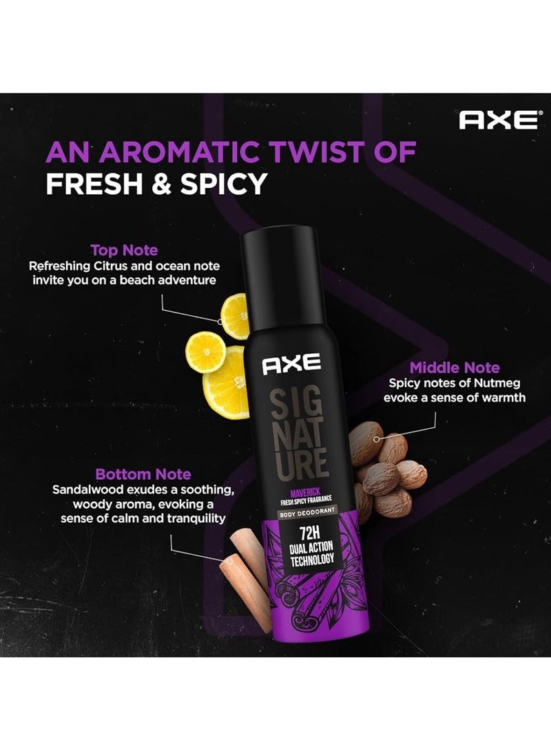 Axe مزيل العرق برائحة حارة منعشة مافريك المميزة 72 ساعة بتقنية العمل المزدوج 122 مل - Image 2