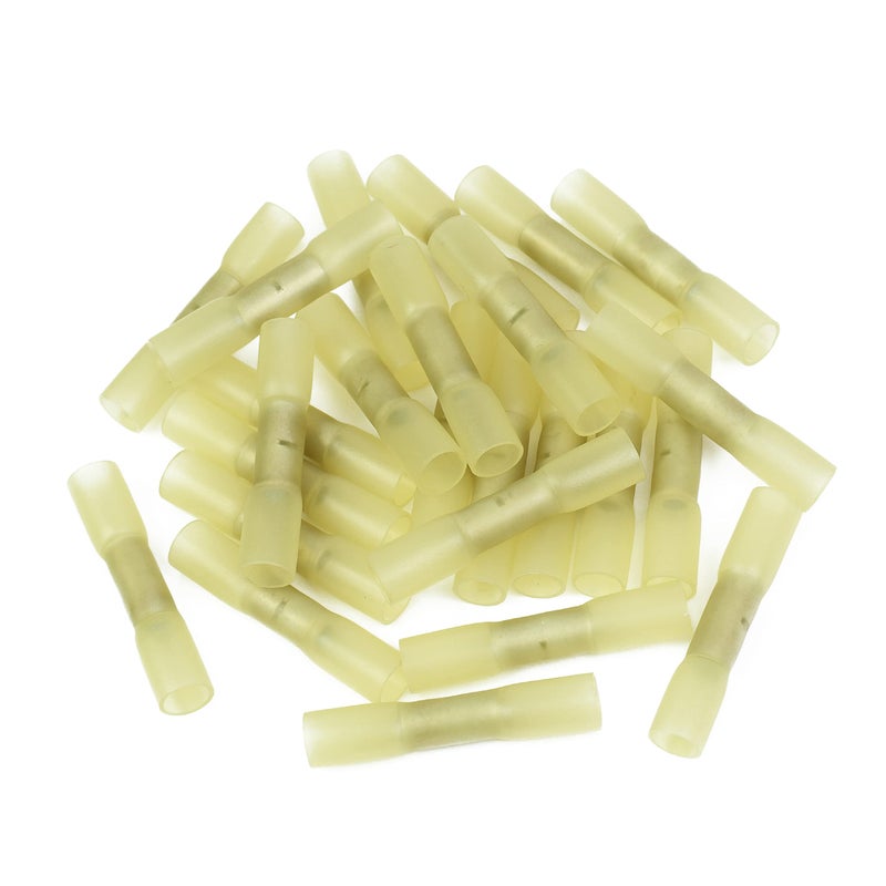 Conext Link BCHS8-25 Heat Shrink Butt Connector 25 Pack (8 Gauge Yellow)