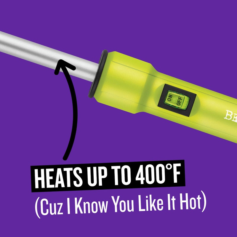 Bed Head Curlipops .5â€ Tourmaline Ceramic Skinny Popâ„¢ Styling Iron | Clamp-Free Curling Wand | for Tight, Bouncy Curls (1/2 Inch) - Image 5
