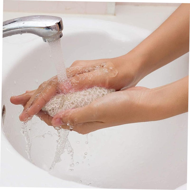 FOMIYES Natural Sisal Soap Bag Set Bubble Maker Net for Shower Spa Present Hangable with Drawstring Closure - Image 3