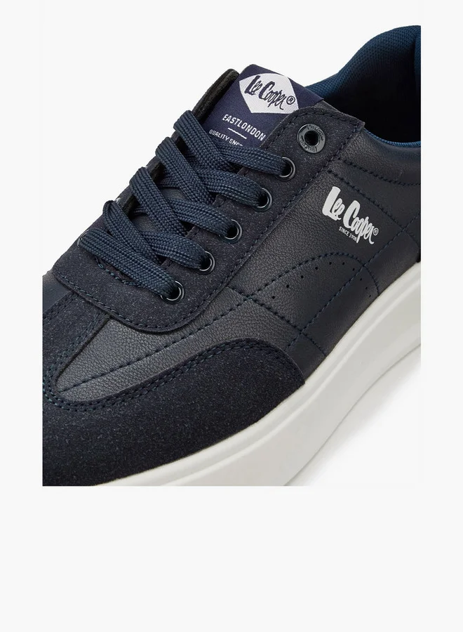 Lee Cooper Men's Panelled Lace-Up Sneakers
