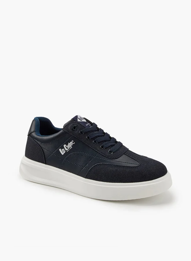 Lee Cooper Men's Panelled Lace-Up Sneakers