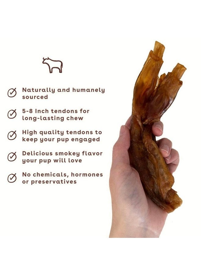pupford Pupford Turbo Beef Tendon Chews for Dogs & Puppies, All-Natural Dog Chew with Glucosamine for Joint Health, Long-Lasting Toy, Great for Teething (5 Count)  - Image 3
