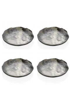 KULSAN Melamine Dessert Plate Set 4 Pieces Marble Color 16cm  - Image 1