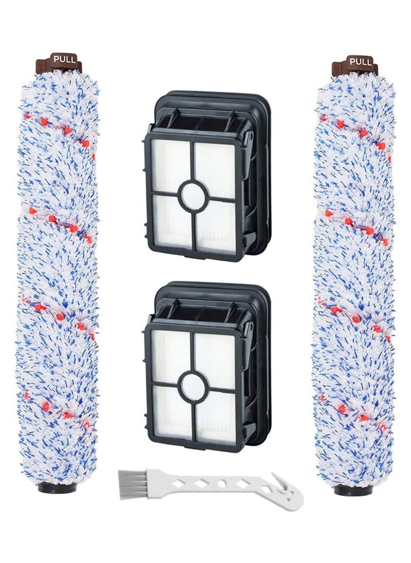 Generic - 5-Piece Replacement Parts for Bissell Multi-Surface Brush Rolls 1868 and Vacuum Filters 1866 Replacement - Image 1