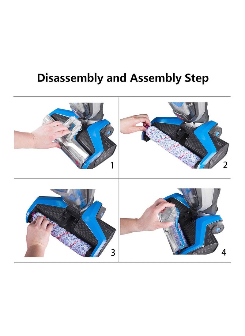 Generic - 5-Piece Replacement Parts for Bissell Multi-Surface Brush Rolls 1868 and Vacuum Filters 1866 Replacement - Image 1