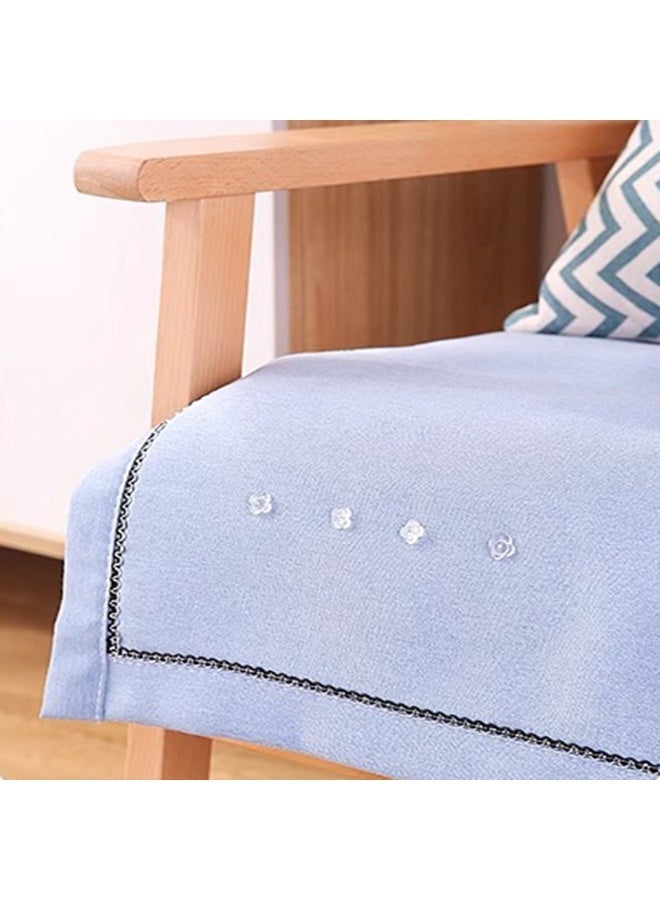 100 قطعة من دبابيس تنورة السرير الإبداعية، مسمار أريكة منحني برأس شفاف، جهاز تثبيت مضاد للانزلاق، سهل التركيب والفك، يأتي مع صندوق تخزين، مناسب للوسائد الناعمة والأريكة وتنورة السرير - Image 5