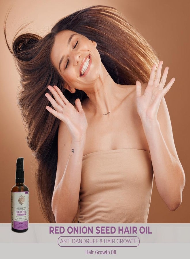 Pratha 100% Natural Red Onion Hair Oil for Hair Growth 100 ml Helps Hydrate, Strengthen & Protect Your Hair Anti Hair Fall Oil - Image 5