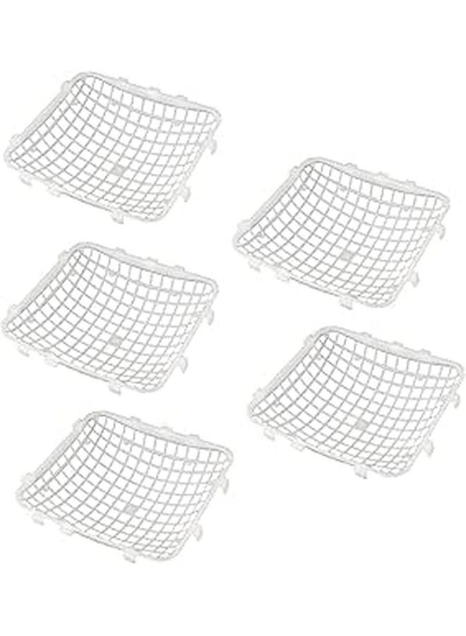 Plastic Pigeon Nest Pad with Eggs for Bird Cage Breeding Set of 5 - Image 1