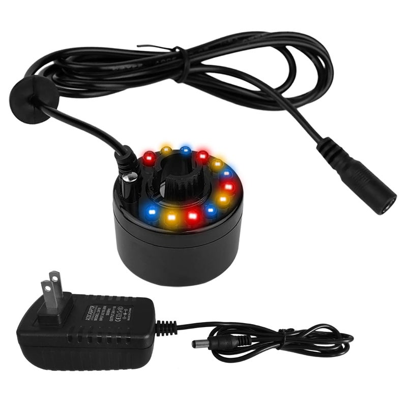 PULACO Mist Maker, Indoor Fountain Mister Foggers, Small Pond Fog Machine Atomizer Air Humidifier Perfect for Water Feature, Halloween - Image 1