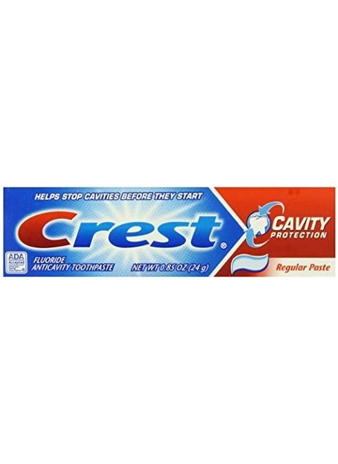 Crest Cavity Protection Fluoride Anticavity Toothpaste Regular Paste 0.85 Oz Travel Size (Pack Of 4)  - Image 2