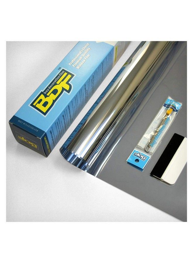 BDF S15 Window Film Daytime Privacy Silver 15 (Dark) 36In X 12Ft - Image 3