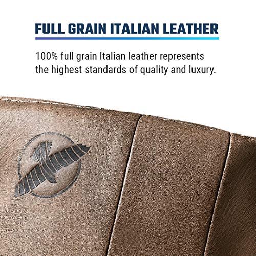 Hayabusa T3 LX Leather 4oz MMA Fight Gloves for Men & Women - Brown, Large - Image 2