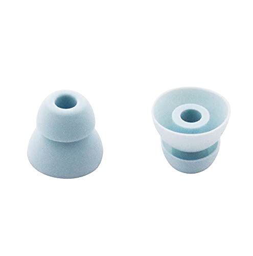 ALXCD Replacement Ear Tips for Powerbeats Pro Headphone, 4 Pairs S/M/L/D 4 Sizes Soft Silicone Earbud Tips Eartips, Fit for Powerbeats Pro 4 Pairs (Glacier Blue) - Image 5