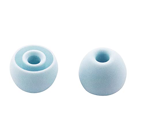 ALXCD Replacement Ear Tips for Powerbeats Pro Headphone, 4 Pairs S/M/L/D 4 Sizes Soft Silicone Earbud Tips Eartips, Fit for Powerbeats Pro 4 Pairs (Glacier Blue) - Image 3
