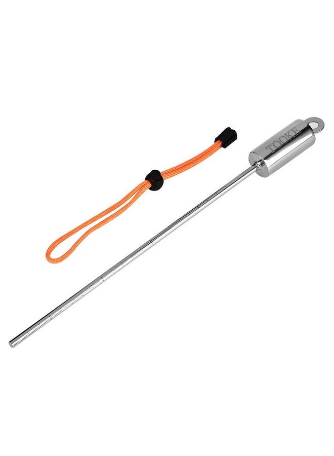 VGEBY Diving Pointer, Stainless Steel Lobster Tickle Pointer Underwater Shaker Noise Maker Diving Diving Stick Rod With Lanyard (Orange) - Image 2
