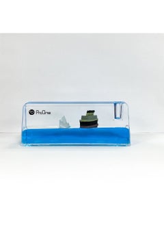 ProOne ProOne TOY 3 Cruise Ship Fluid Drift Bottle - Unsinkable Boat Cruise Ship Toy for Car Decoration Display Cases & Gifts - Blue Liquid Wave Cruise Fluid Ship Decoration - Never Sinks  - Image 1
