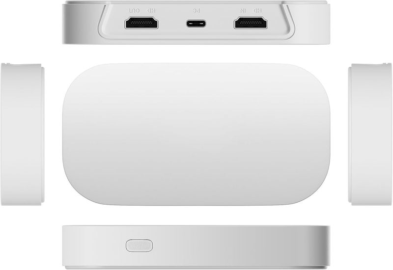 بطاقة التقاط 4K60HDR HD 2.0 جهاز التقاط ألعاب USB 3.2 Gen1 Type-C، يدعم تمرير HDR10 و VRR - زمن انتقال منخفض 50 مللي ثانية، تشغيل فوري للبث والتسجيل على الكمبيوتر الشخصي و C - Image 5