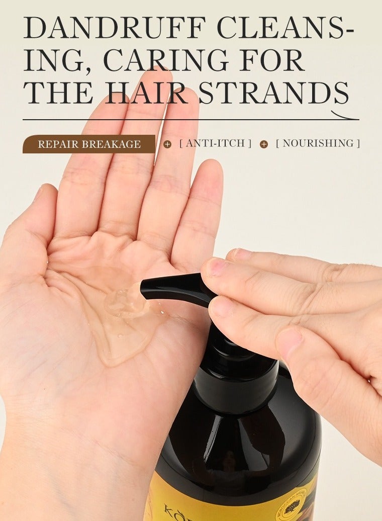 Kormesic شامبو زيت المكسرات - 500 مل شامبو مغذي ومصلح - Image 4