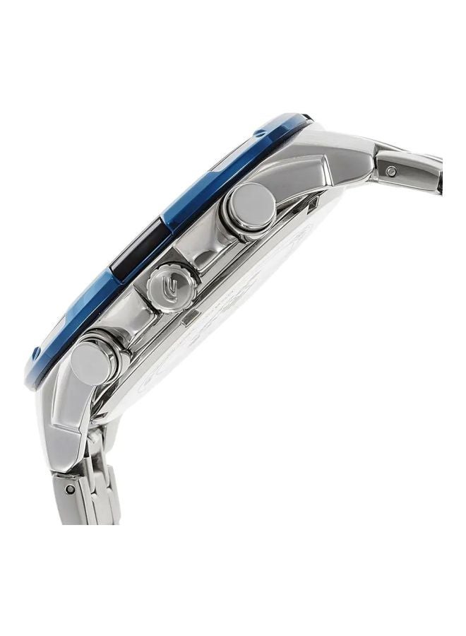 CASIO Men Edifice Chronograph Wrist Watch EF-539D-1A2VUDF - 49 mm - Silver - Image 3